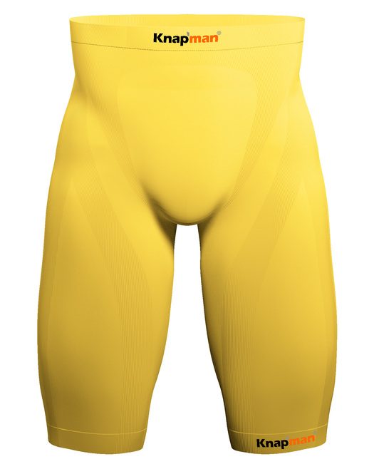 Knap'man Compression Shorts Yellow - 45%